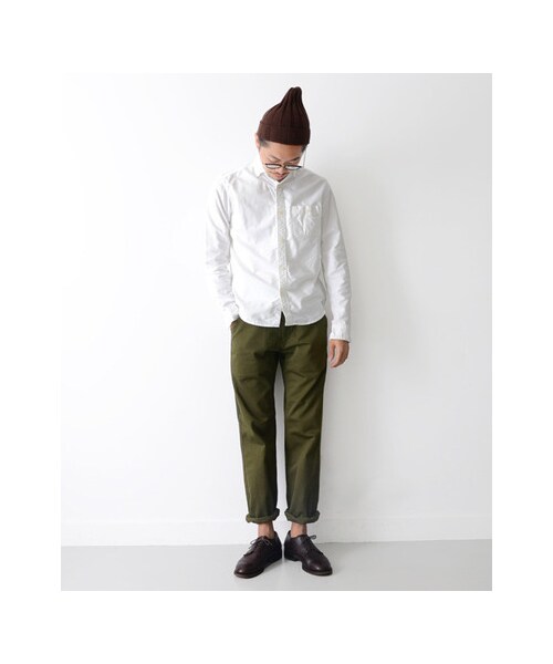 URBAN RESEARCH DOORS(アーバンリサーチドアーズ)の「FORK & SPOON Classic Style トラウザー(パンツ・メンズ・Beige/Navy/White/Khaki・36/38/40)」の11枚目の写真