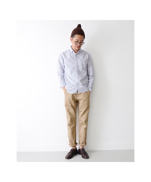 URBAN RESEARCH DOORS(アーバンリサーチドアーズ)の「FORK & SPOON Classic Style トラウザー(パンツ・メンズ・Beige/Navy/White/Khaki・36/38/40)」の5枚目の写真