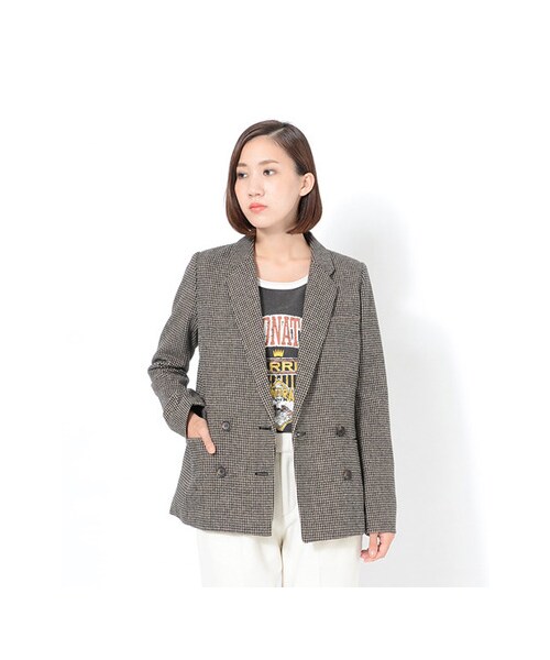 URBAN RESEARCH Sonny Label(アーバンリサーチサニーレーベル)の「千鳥柄ジャケット(ジャケット/アウター・レディース・ブラウン/ブラック・FREE)」の7枚目の写真