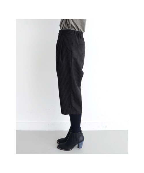 KBF（ケイビーエフ）の「ヘリンボンパンツ（パンツ・レディース・グレー/ブラック/ブルー・one）」の8枚目の写真