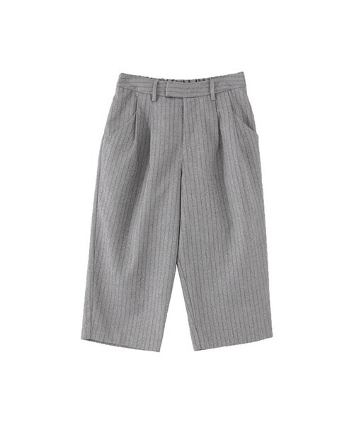 KBF（ケイビーエフ）の「ヘリンボンパンツ（パンツ・レディース・グレー/ブラック/ブルー・one）」の2枚目の写真