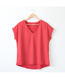 MAJESTIC FILATURES | コットン Vネック カットソー(Tシャツ/カットソー)
