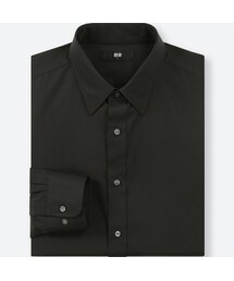 UNIQLO | ファインクロスブロードシャツ（レギュラーカラー・長袖）(シャツ/ブラウス)