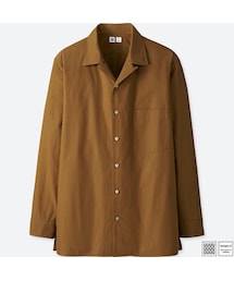 UNIQLO | オープンカラーシャツ（長袖）(シャツ/ブラウス)