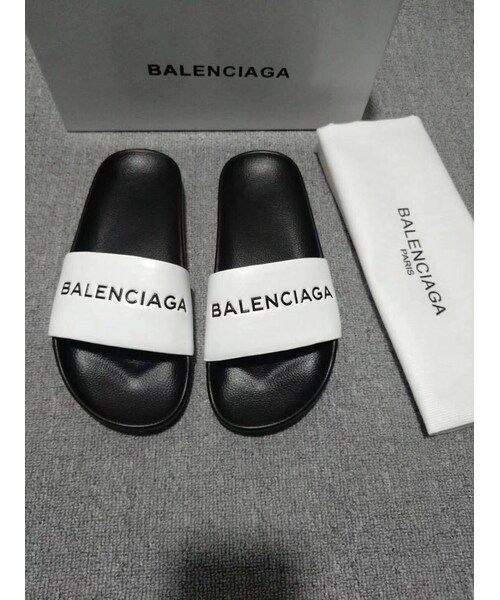 限定25％OFF】 Balenciagaバレンシアガ スリッパの通販 by オカキヨ's