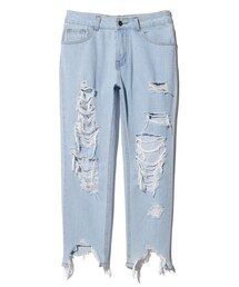 GRL | ハードクラッシュボーイズデニムパンツ(デニムパンツ)