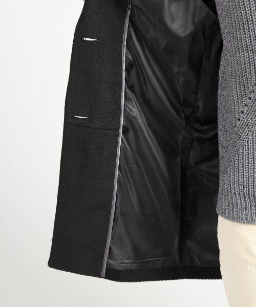 GLOBAL WORK（グローバルワーク）の「チェスターコート（ジャケット/アウター・レディース・ブラック09/グレー15/ネイビー88・Ｌ/Ｍ/Ｓ）」の12枚目の写真