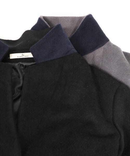 GLOBAL WORK（グローバルワーク）の「チェスターコート（ジャケット/アウター・レディース・ブラック09/グレー15/ネイビー88・Ｌ/Ｍ/Ｓ）」の14枚目の写真