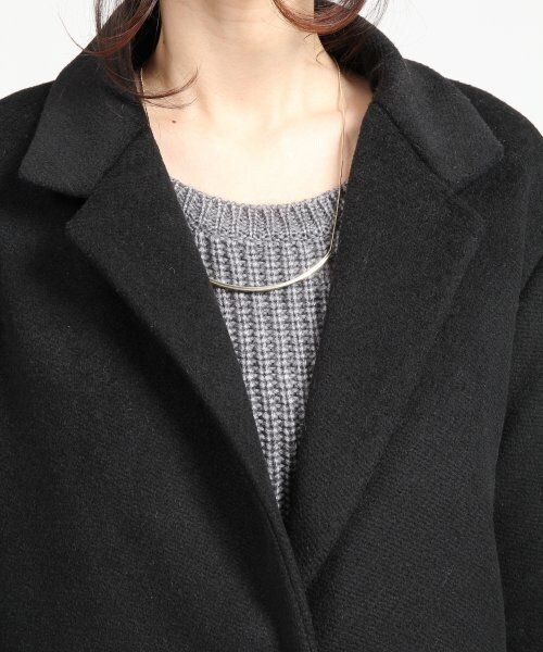 GLOBAL WORK（グローバルワーク）の「チェスターコート（ジャケット/アウター・レディース・ブラック09/グレー15/ネイビー88・Ｌ/Ｍ/Ｓ）」の7枚目の写真