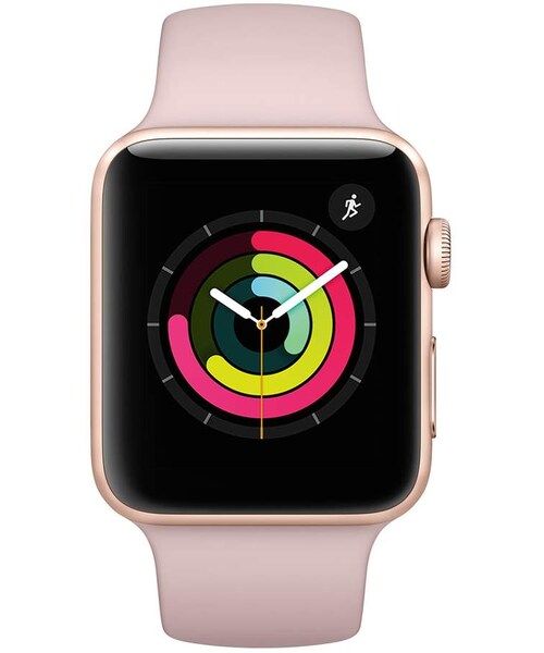 Apple（-）の「Apple Watch Series 3 (GPS) 38mm Gold Aluminum Case with Pink