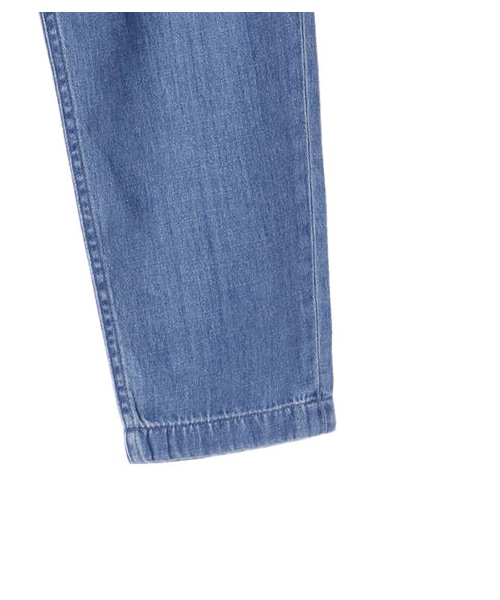 earth music&ecology（アースミュージックアンドエコロジー）の「・デニムバルーンパンツ（パンツ・ライトインディゴ/ダークインディゴ・S/M/L）」の12枚目の写真