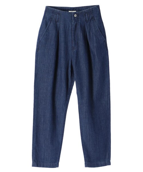 earth music&ecology（アースミュージックアンドエコロジー）の「・デニムバルーンパンツ（パンツ・ライトインディゴ/ダークインディゴ・S/M/L）」の16枚目の写真