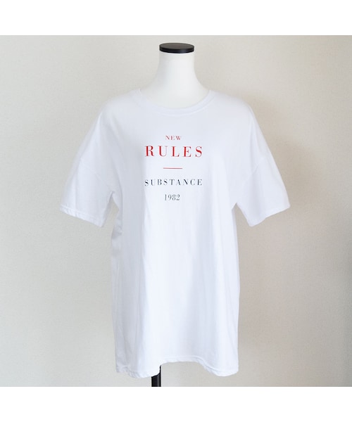 no brand（ノーブランド）の「メッセージロゴTEE（Tシャツ/カットソー・レディース・その他）」の5枚目の写真