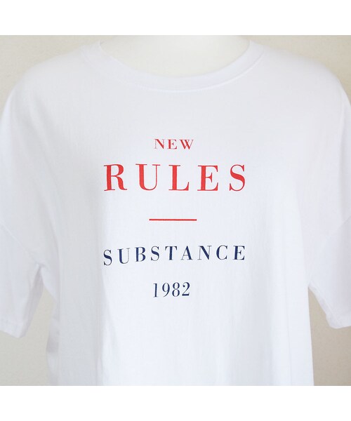 no brand（ノーブランド）の「メッセージロゴTEE（Tシャツ/カットソー・レディース・その他）」の6枚目の写真