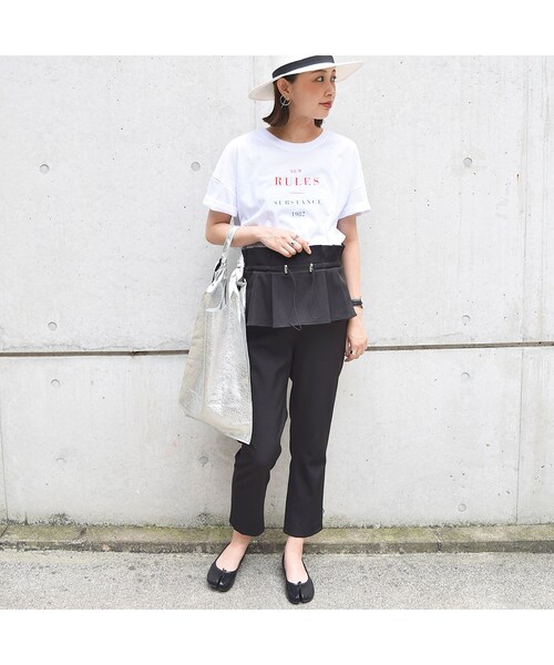 no brand（ノーブランド）の「メッセージロゴTEE（Tシャツ/カットソー・レディース・その他）」の3枚目の写真