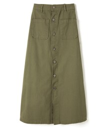 GRL | 前ボタンポケットツイルスカート(スカート)