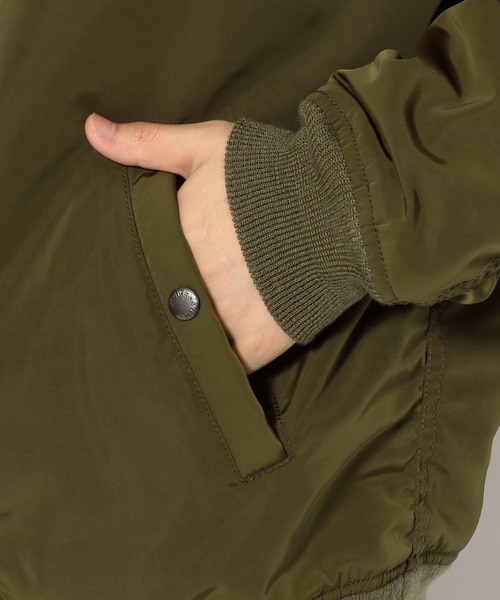 roar(ロアー)の「【先行予約】【別注】AVIREX×roar/TYPE MA-1 CREW NECK WAPPEN CUSTOM(ジャケット/アウター・メンズ・BLACK/OLIVE・M/L/XL/XXL)」の5枚目の写真