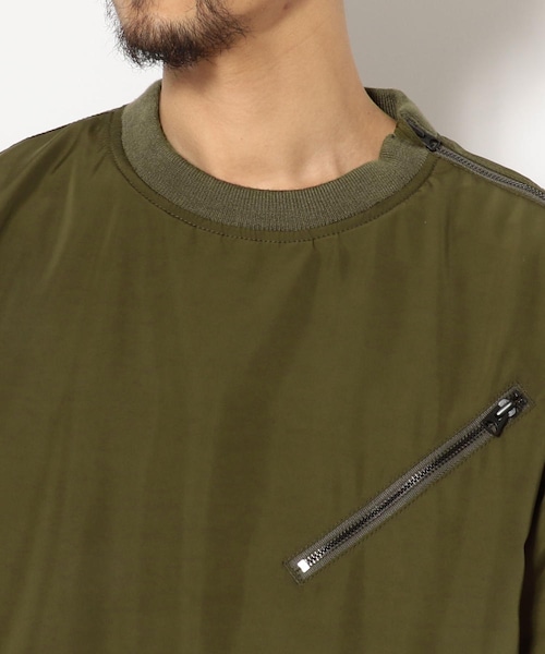 roar(ロアー)の「【先行予約】【別注】AVIREX×roar/TYPE MA-1 CREW NECK WAPPEN CUSTOM(ジャケット/アウター・メンズ・BLACK/OLIVE・M/L/XL/XXL)」の4枚目の写真