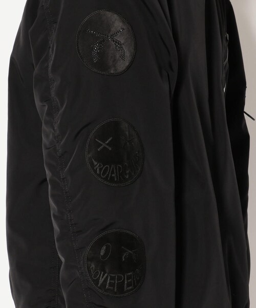 roar(ロアー)の「【先行予約】【別注】AVIREX×roar/TYPE MA-1 CREW NECK WAPPEN CUSTOM(ジャケット/アウター・メンズ・BLACK/OLIVE・M/L/XL/XXL)」の8枚目の写真