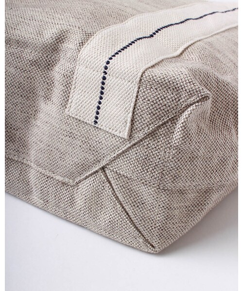 45R（フォーティファイブアール）の「ツイードダックTOTE BAG 小（バッグ・ベージュ/チャコール・0-フリー）」の7枚目の写真