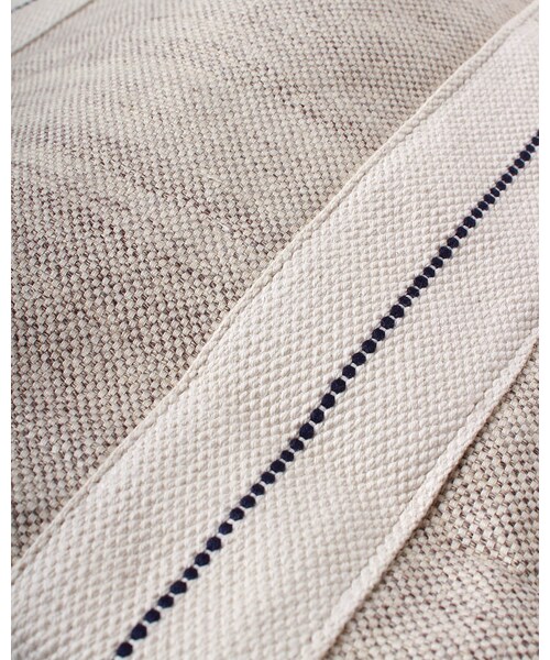 45R（フォーティファイブアール）の「ツイードダックTOTE BAG 小（バッグ・ベージュ/チャコール・0-フリー）」の4枚目の写真