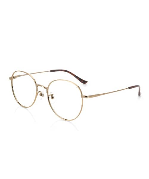 JINS（ジンズ）の「【la farfa×JINS】Optical（メガネ・レディース・ボルドー(78)/ブラウンデミ(86)/ブラック(94)/ゴールド(95)・Large 53□19-140○49）」の4枚目の写真