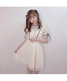 Honey Cinnamon | 総レースフリルワンピース(ワンピース)