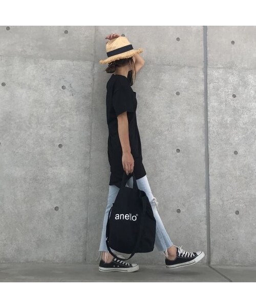 copine（コピン）の「再入荷！シンプルロングTシャツ/チュニック(3color)【クリックポスト対象商品】（Tシャツ/カットソー・レディース・その他）」の14枚目の写真