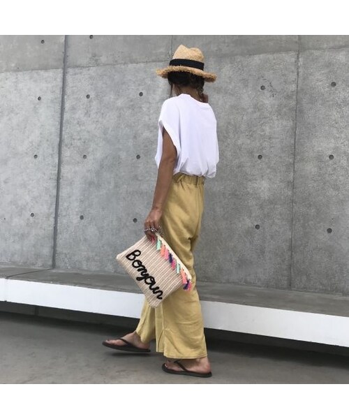 copine（コピン）の「フレンチスリーブビッグTシャツ【クリックポスト対象商品】（Tシャツ/カットソー・レディース・その他）」の10枚目の写真