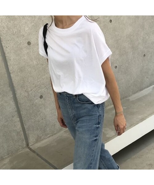 copine（コピン）の「フレンチスリーブビッグTシャツ【クリックポスト対象商品】（Tシャツ/カットソー・レディース・その他）」の13枚目の写真