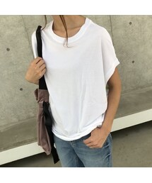 copine | フレンチスリーブビッグTシャツ【クリックポスト対象商品】(Tシャツ/カットソー)