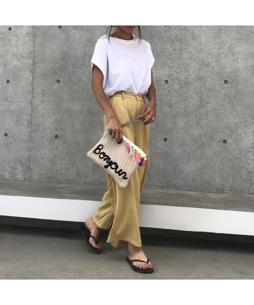 copine（コピン）の「フレンチスリーブビッグTシャツ【クリックポスト対象商品】（Tシャツ/カットソー・レディース・その他）」の15枚目の写真