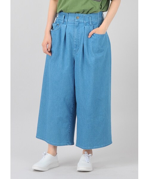 Ne-net(ネネット)の「ネ・ネット / coolデニム / デニムパンツ(パンツ・レディース・light blue 02○/navy 02○・サイズ,ウエスト,ヒップ,股上,股下,腿幅,裾幅,02,75,101,39,51.5,40,35,)」の7枚目の写真
