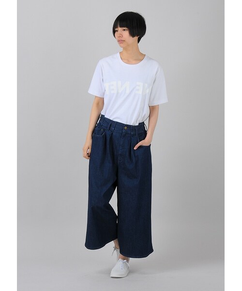 Ne-net(ネネット)の「ネ・ネット / coolデニム / デニムパンツ(パンツ・レディース・light blue 02○/navy 02○・サイズ,ウエスト,ヒップ,股上,股下,腿幅,裾幅,02,75,101,39,51.5,40,35,)」の9枚目の写真