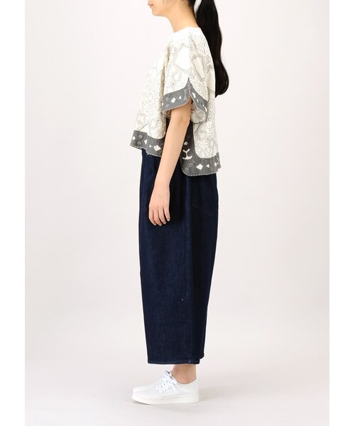 Ne-net(ネネット)の「ネ・ネット / coolデニム / デニムパンツ(パンツ・レディース・light blue 02○/navy 02○・サイズ,ウエスト,ヒップ,股上,股下,腿幅,裾幅,02,75,101,39,51.5,40,35,)」の21枚目の写真
