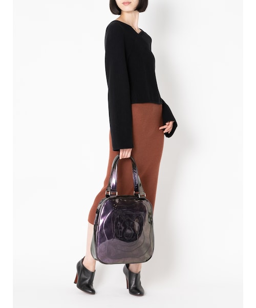 hirararaJACQUES LECORREリヨン レザーハンドバッグ JACQUES LE CORRE