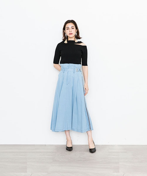 TOGAPULLA レーヨンツイルスカート TOGA PULLA（トーガ プルラ）の「レーヨンツイルスカート