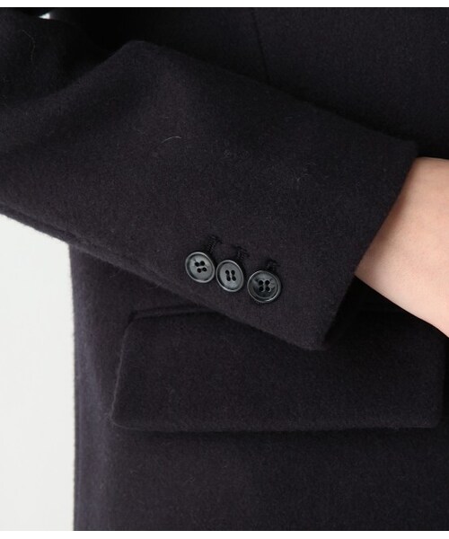 ADAM ET ROPE'（アダムエロペ）の「チェスターコート（コート・レディース・ネイビー/キャメル・36/38）」の8枚目の写真