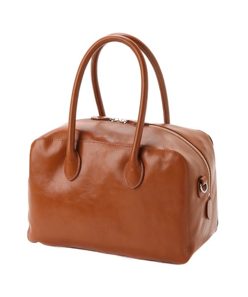 ADAM ET ROPE'（アダムエロペ）の「パンドミーボストン（バッグ・レディース・レッド/ブラック/キャメル・M）」の2枚目の写真