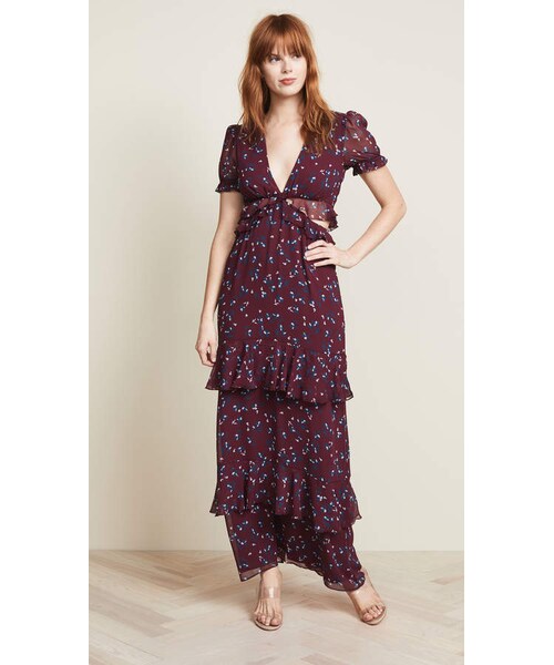WAYF（-）の「WAYF Lavina Cutout Maxi Dress（ワンピース）」 - WEAR 