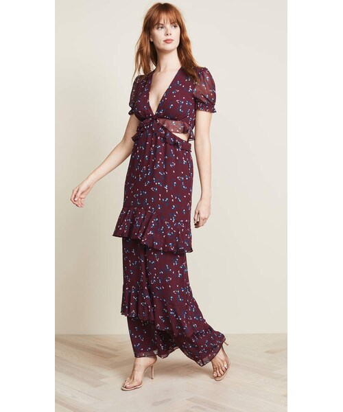 WAYF（-）の「WAYF Lavina Cutout Maxi Dress（ワンピース）」 - WEAR