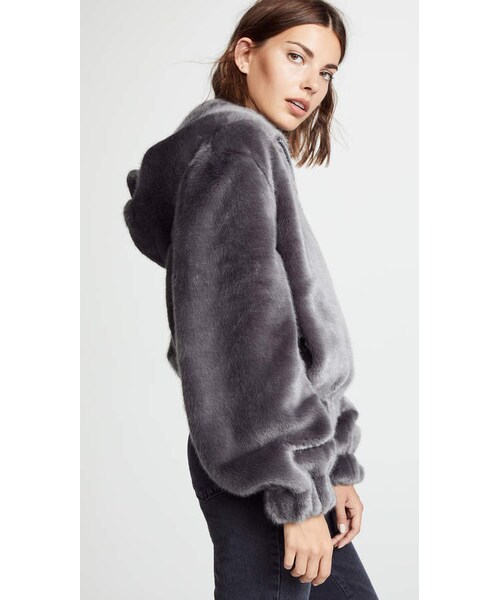 HELMUT LANG（ヘルムートラング）の「Helmut Lang Furry Hooded Bomber