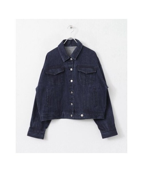 KBF（ケイビーエフ）の「【予約】コットンBIGジャケット（ジャケット/アウター・レディース・ONE WASH/BLUE/BEIGE・one）」の16枚目の写真