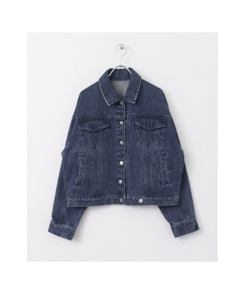 KBF（ケイビーエフ）の「【予約】コットンBIGジャケット（ジャケット/アウター・レディース・ONE WASH/BLUE/BEIGE・one）」の15枚目の写真