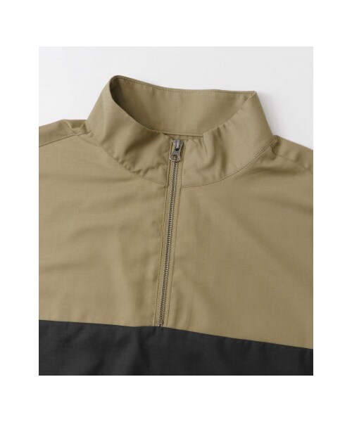 SENSE OF PLACE by URBAN RESEARCH（センスオブプレイスバイアーバンリサーチ）の「ハーフジッププルオーバー(5分袖)（トップス・メンズ・BEIGE/NAVY・M/L）」の12枚目の写真