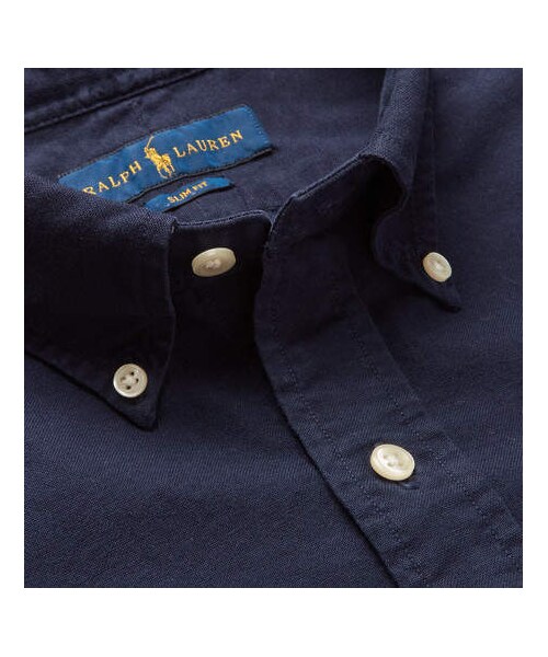 POLO RALPH LAUREN（ポロ ラルフ ローレン）の「Polo Ralph Lauren Slim-Fit Button-Down Collar Garment-Dyed Cotton Oxford Shirt（シャツ/ブラウス・メンズ・Blue・L/S/XXL/XL/M）」の5枚目の写真