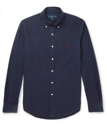 POLO RALPH LAUREN | Polo Ralph Lauren Slim-Fit Button-Down Collar Garment-Dyed Cotton Oxford Shirt(シャツ/ブラウス)