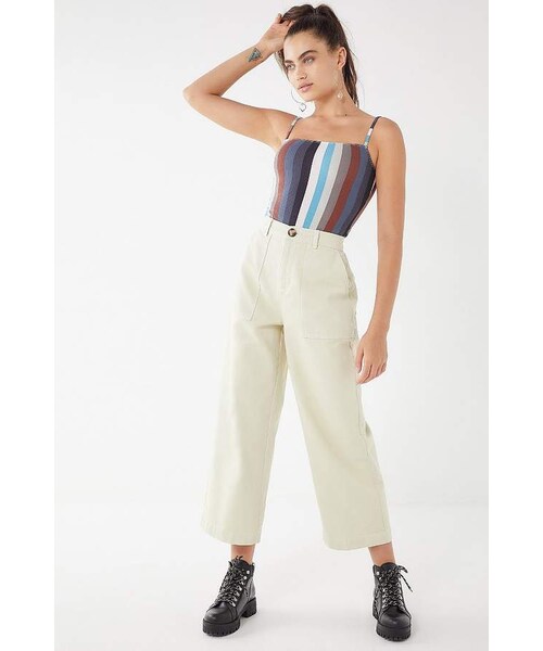 bdg contrast stitch carpenter jean