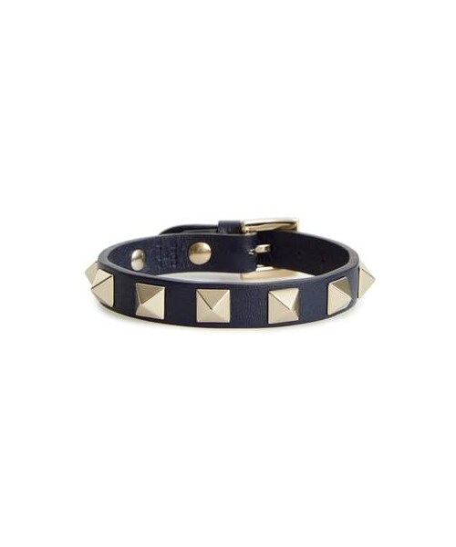 VALENTINO（ヴァレンティノ）の「Valentino GARAVANI Rockstud Small Leather Bracelet（ブレスレット・レディース・Black/Blue/Pink/Red・One Size）」の2枚目の写真