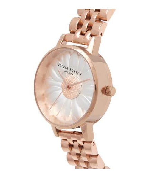 OLIVIA BURTON(オリビアバートン)の「OLIVIA BURTON 3D Daisy Bracelet Watch, 30mm(アナログ腕時計・レディース・Metallic・One Size)」の3枚目の写真